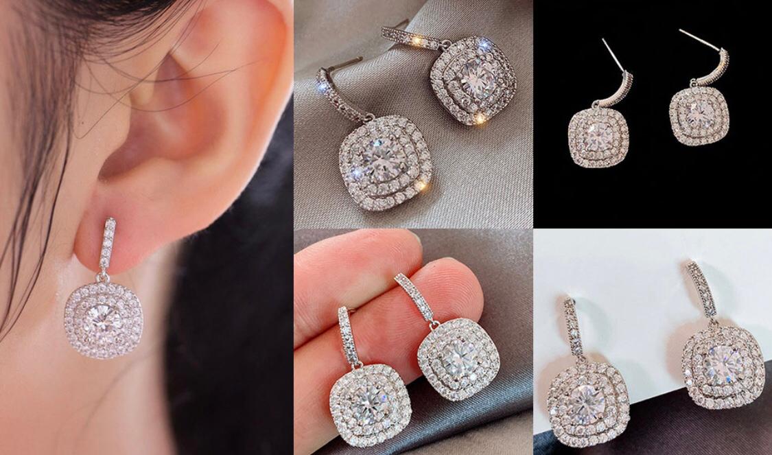 Korean Zircon Earrings