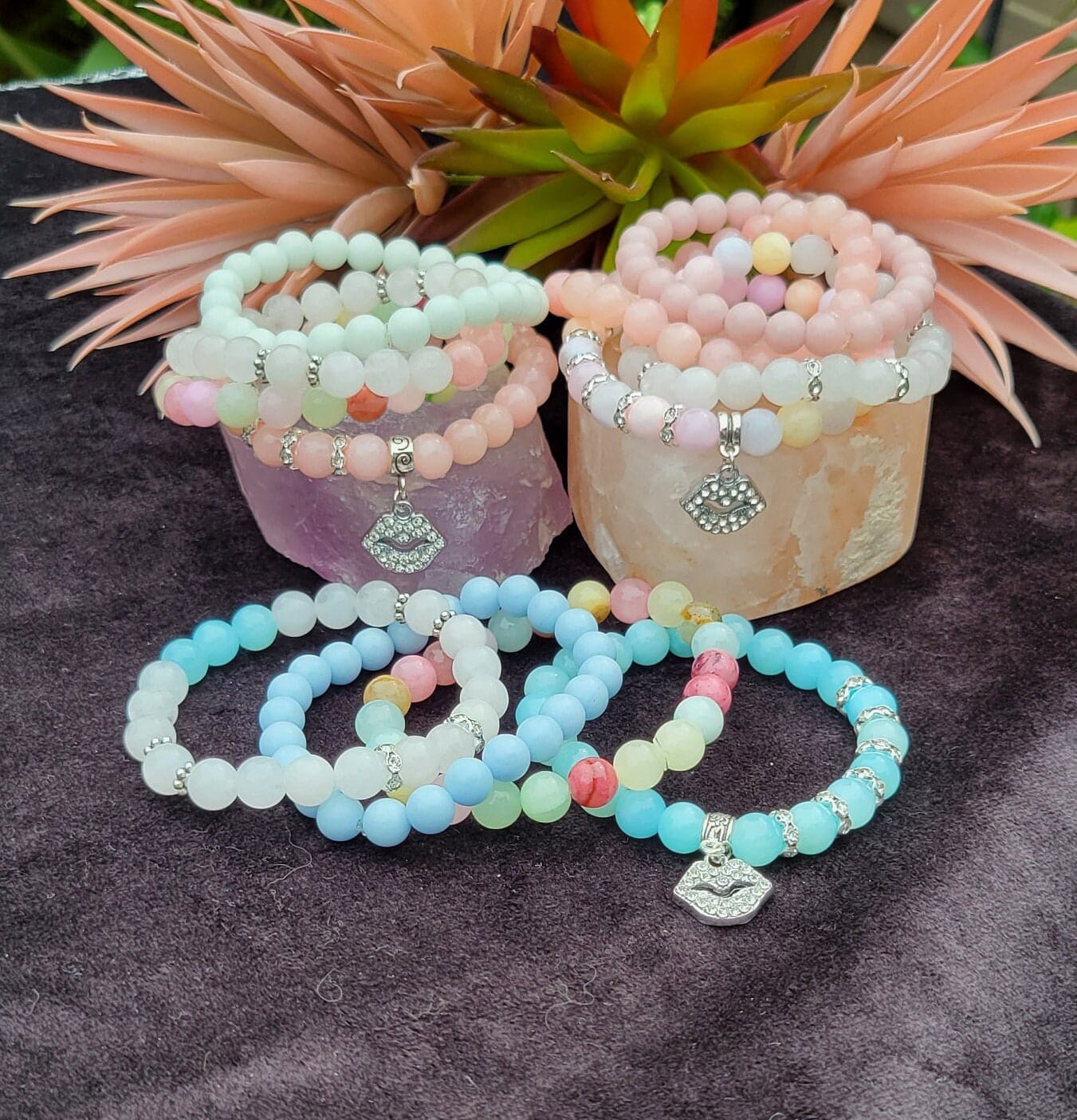 Classic White Beads Bracelet