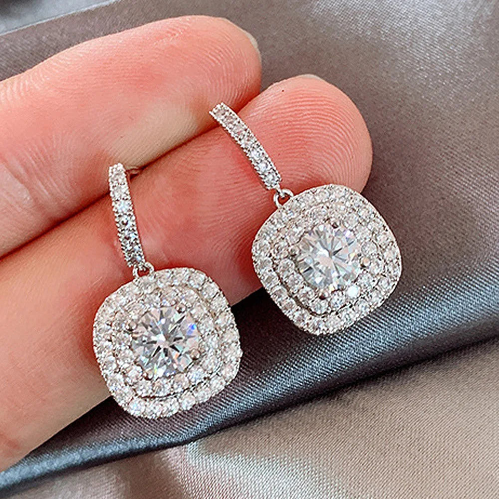 Korean Zircon Earrings